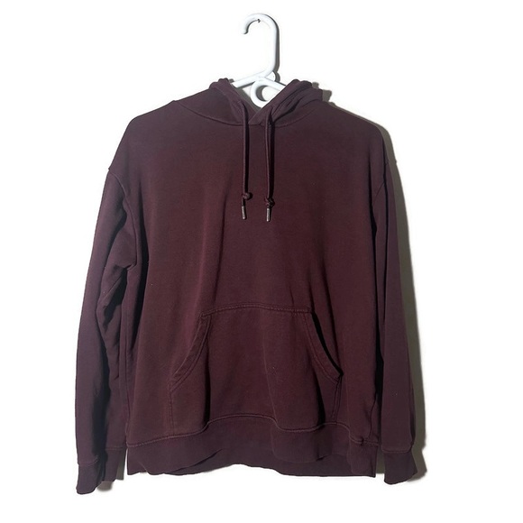 H&M Tops - H&M Maroon Hooded Sweatshirt Size Medium